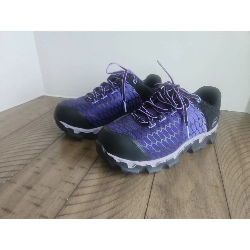 Timberland Pro Sneaker 7 Purple Powertrain Sport Alloy Toe Work Anti Fatigue SD+